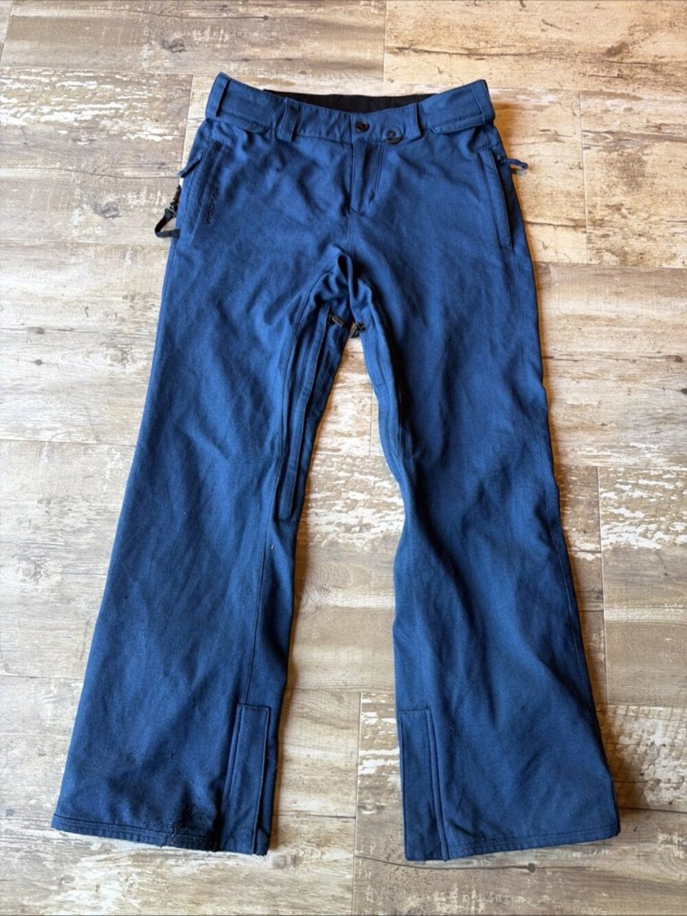 VOLCOM True To This Snowboard Pants Blue Modern Relaxed 10k Rated Men’s Small